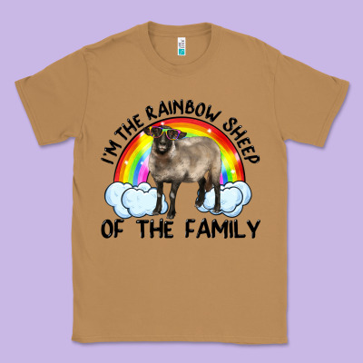 I'm The Rainbow Sheep Of The Family Suffolk Sheep Black Face Sheep Classic Tee Designed By Artiststas