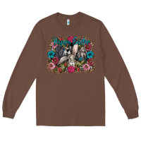 Chestnut Happy Easter Long Sleeve Tee - CowhideDigitalArt