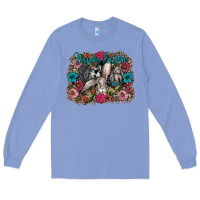 Colony Blue Happy Easter Long Sleeve Tee - CowhideDigitalArt