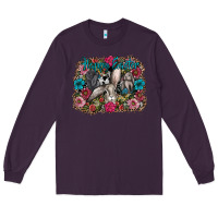 Plum Happy Easter Long Sleeve Tee - CowhideDigitalArt