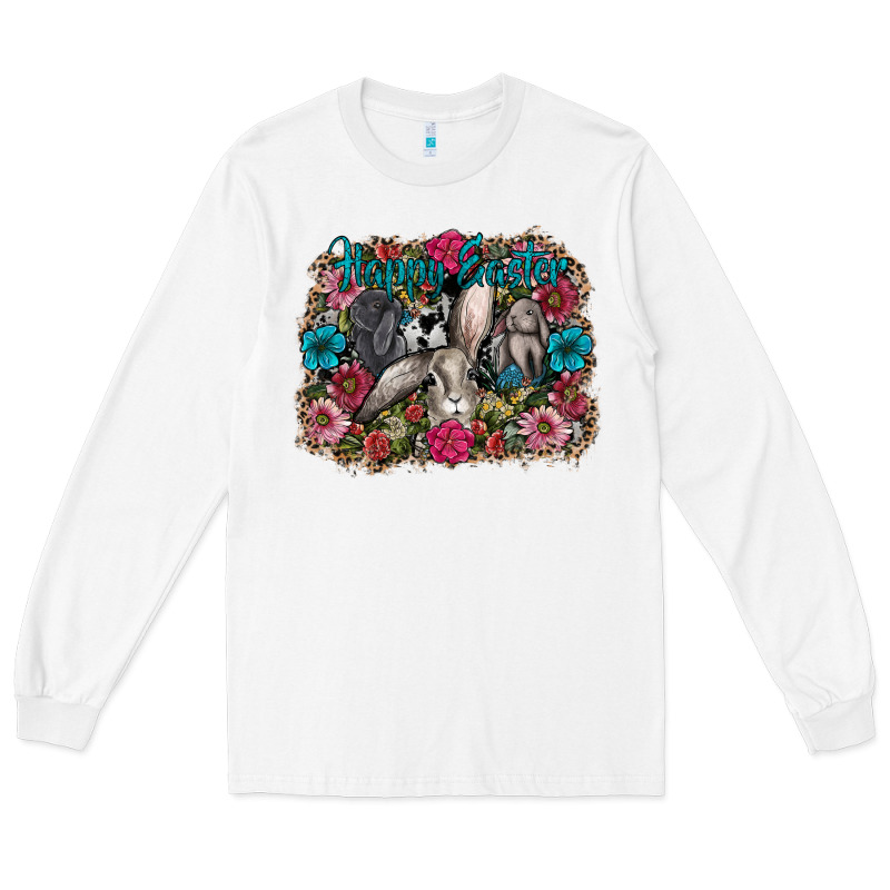 Happy Easter Long Sleeve Tee by CowhideDigitalArt | Teevron