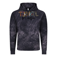 Cloud Black thankful for coffee Vintage Hoodie - CowhideDigitalArt