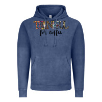 Vintage Denim thankful for coffee Vintage Hoodie - CowhideDigitalArt