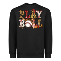 Black baseball play ball Heavyweight Sweatshirt - Jasminsmagicworld