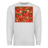 Dove Grey strawberries Premium Sweatshirt - Jasminsmagicworld