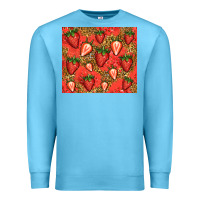 Ocean Blue strawberries Premium Sweatshirt - Jasminsmagicworld