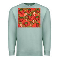 Seafoam strawberries Premium Sweatshirt - Jasminsmagicworld