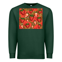 Sports Green strawberries Premium Sweatshirt - Jasminsmagicworld