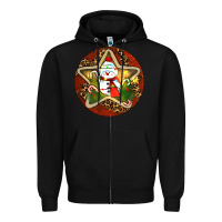 Black Snowman Christmas Zipper Hoodie - RanaPortraitStore