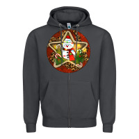 Smoke Snowman Christmas Zipper Hoodie - RanaPortraitStore