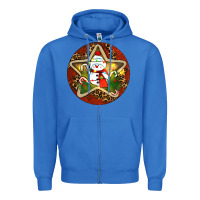 True Royal Snowman Christmas Zipper Hoodie - RanaPortraitStore