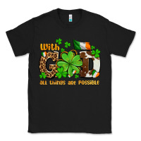 Black with god all things are possible Classic Tee - OliviaCreatesArt