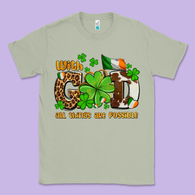 With God All Things Are Possible Classic Tee Designed By Oliviacreatesart