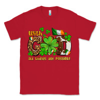 Red with god all things are possible Classic Tee - OliviaCreatesArt