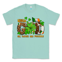 Seafoam with god all things are possible Classic Tee - OliviaCreatesArt