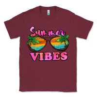 Burgundy Summer Vibes Classic Tee - Jasminsmagicworld