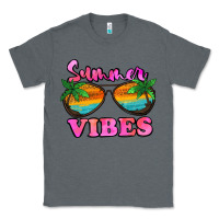 Charcoal Heather Summer Vibes Classic Tee - Jasminsmagicworld