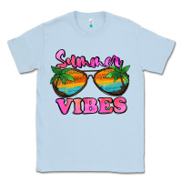Dusty Blue Summer Vibes Classic Tee - Jasminsmagicworld
