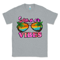 Heather Grey Summer Vibes Classic Tee - Jasminsmagicworld