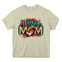 Mossy blessed american football mom lightbulb letters Heavy Core Tee - OliviaCreatesArt