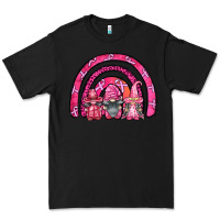 Black breast cancer rainbow gnomes Premium Tee - FaDigitalArtStudio