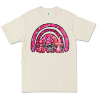 Bone breast cancer rainbow gnomes Premium Tee - FaDigitalArtStudio