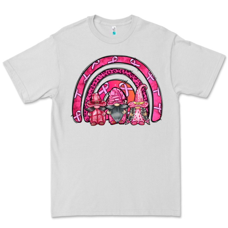 Breast Cancer Rainbow Gnomes Premium Tee by FaDigitalArtStudio | Teevron
