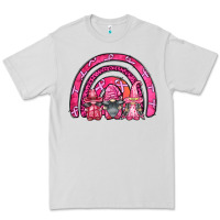 Dove Grey breast cancer rainbow gnomes Premium Tee - FaDigitalArtStudio