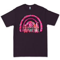 Plum breast cancer rainbow gnomes Premium Tee - FaDigitalArtStudio