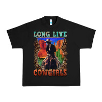 Black long live cowgirls Urban Heavy Tee - FaDigitalArtStudio