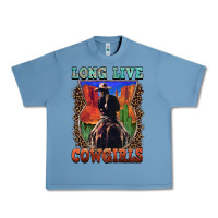 Pebble Blue long live cowgirls Urban Heavy Tee - FaDigitalArtStudio
