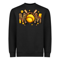 Black softball mom Heavyweight Sweatshirt - Jasminsmagicworld