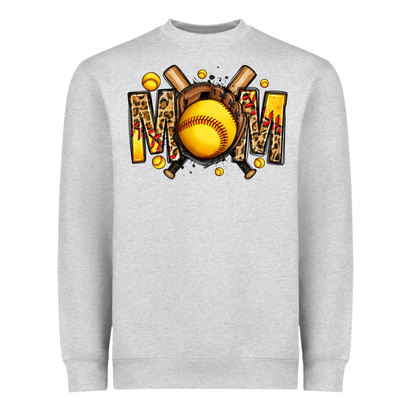 Softball Mom Heavyweight Sweatshirt by Jasminsmagicworld | Teevron