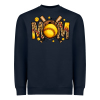 Navy softball mom Heavyweight Sweatshirt - Jasminsmagicworld