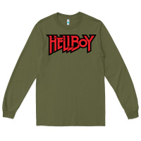 Army Green Hellboy Long Sleeve Tee - baoMotion