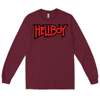 Burgundy Hellboy Long Sleeve Tee - baoMotion
