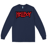 Navy Hellboy Long Sleeve Tee - baoMotion