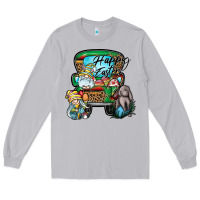 Moon Dust Happy Easter Long Sleeve Tee - CowhideDigitalArt