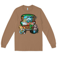 Toasted Coconut Happy Easter Long Sleeve Tee - CowhideDigitalArt