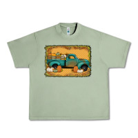 Oil Green pumpkin farm truck Urban Heavy Tee - Jasminsmagicworld