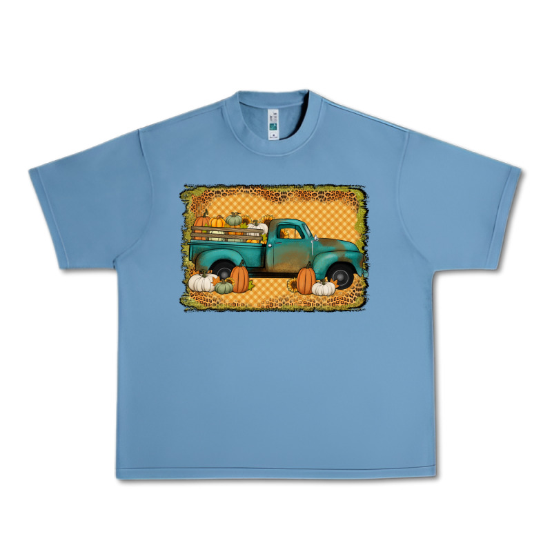Pumpkin Farm Truck Urban Heavy Tee by Jasminsmagicworld | Teevron