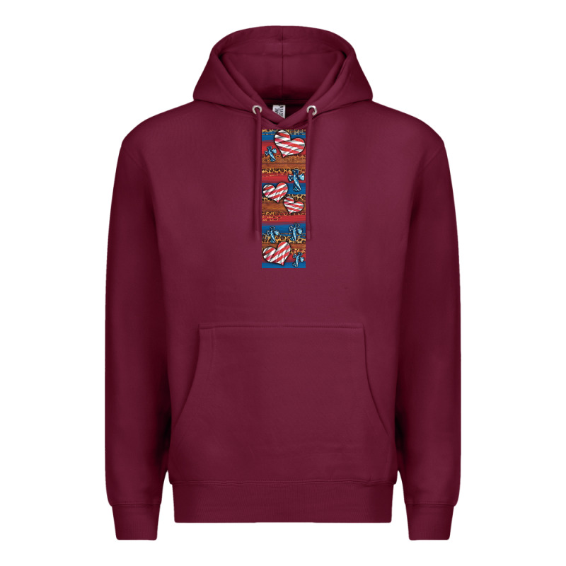Usa Flag And Cross Penwraps Premium Hoodie by Artiststas | Teevron