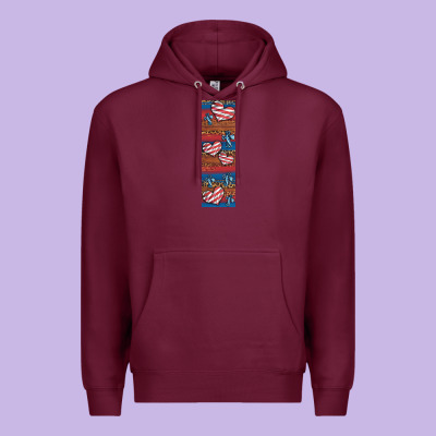 Usa Flag And Cross Penwraps Premium Hoodie Designed By Artiststas