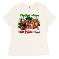 Bone christmas wishes gingerbread kisses Ladies Tee - FaDigitalArtStudio