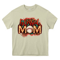 Mossy blessed baseball mom lightbulb letters Heavy Core Tee - OliviaCreatesArt