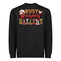 Black busy raising ballers baseball Heavyweight Sweatshirt - Jasminsmagicworld