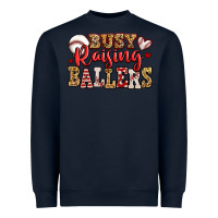Navy busy raising ballers baseball Heavyweight Sweatshirt - Jasminsmagicworld
