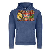 Vintage Denim Country Ass Chick Vintage Hoodie - CowhideDigitalArt