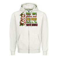 Oatmeal Heather Tree tops glisten and children listen to nothing Zipper Hoodie - RanaPortraitStore