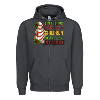 Smoke Tree tops glisten and children listen to nothing Zipper Hoodie - RanaPortraitStore